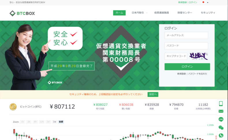 btcboxトップ